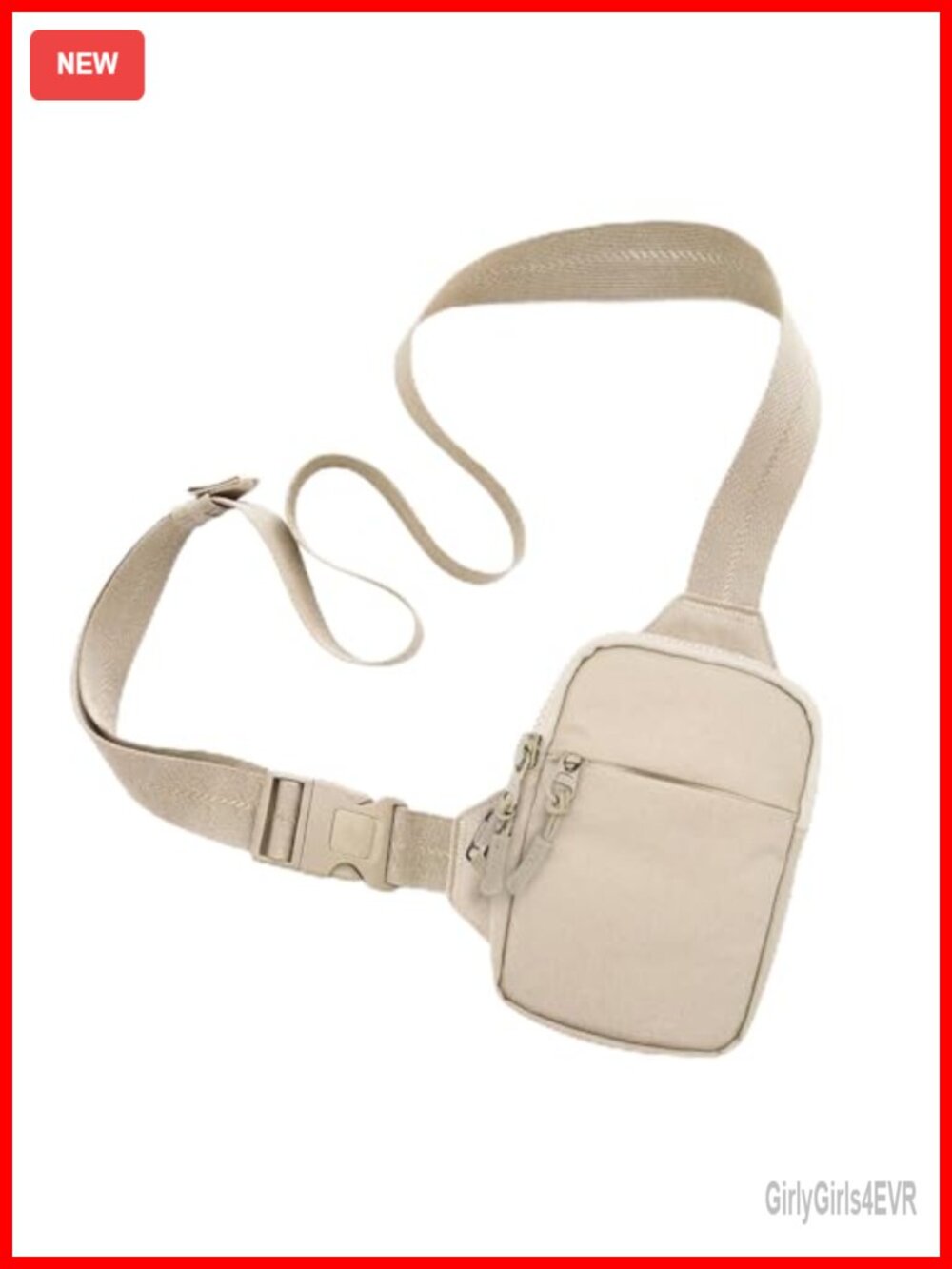 Water Resistant RFID Blocking Sling Crossbody Bag with Anti Theft Locks